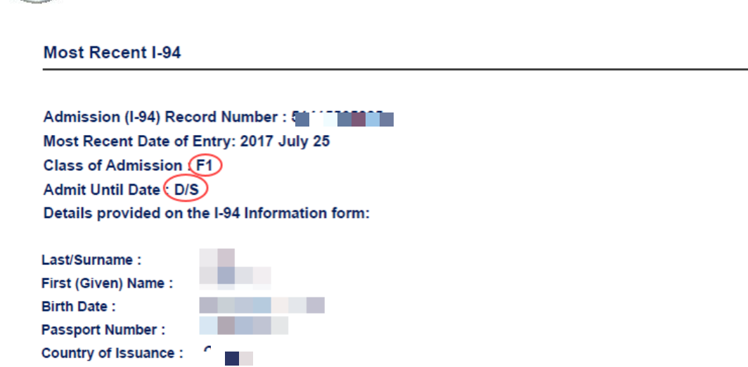 class of admission uscis ir5